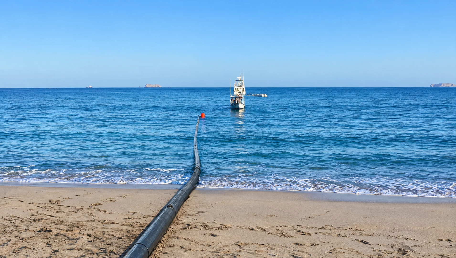 Infrastructure from a Fernández Vaglio desalination project